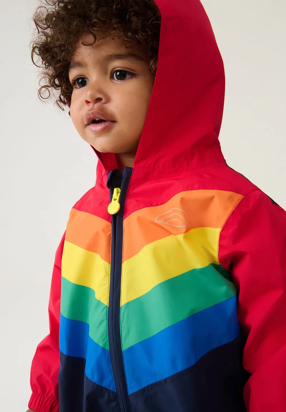 Дождевик By Jools Oliver Rainbow Stripe, стандартный крой Little Bird, Multi — фото 3