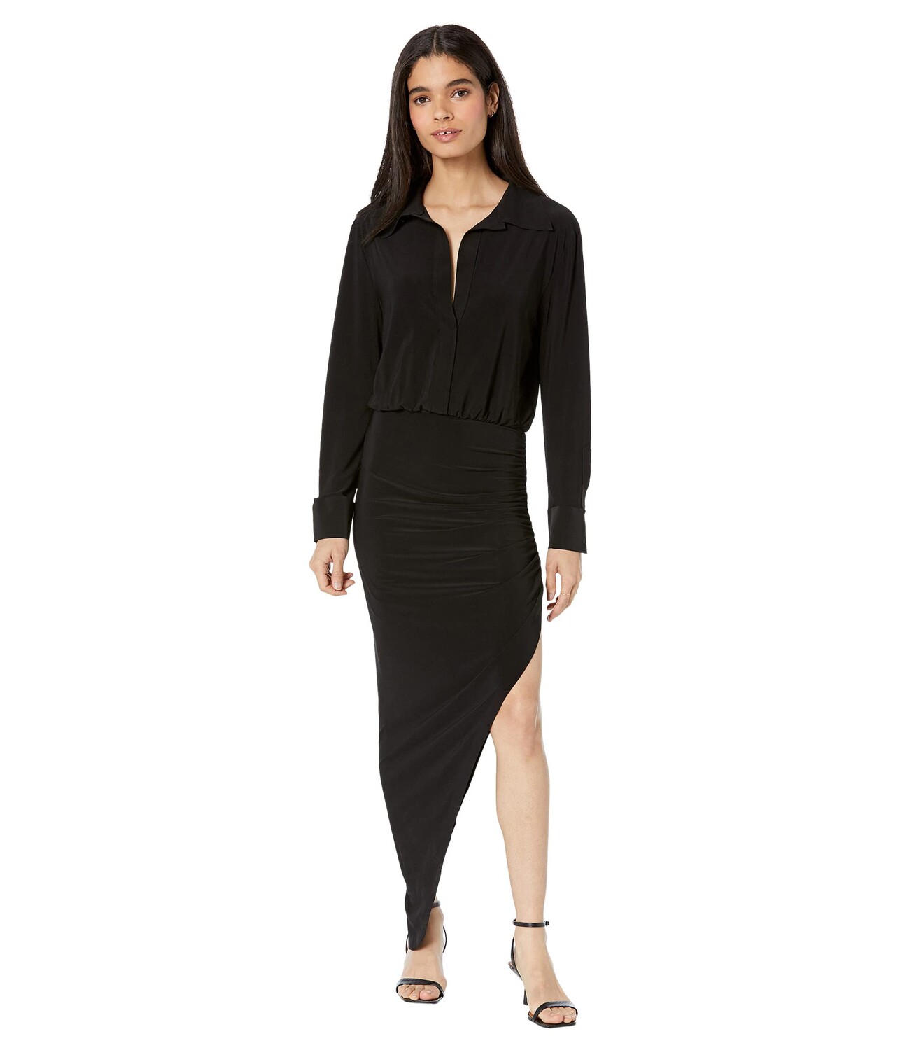 

Платье Norma Kamali, Boyfriend NK Shirt Side Drape Gown