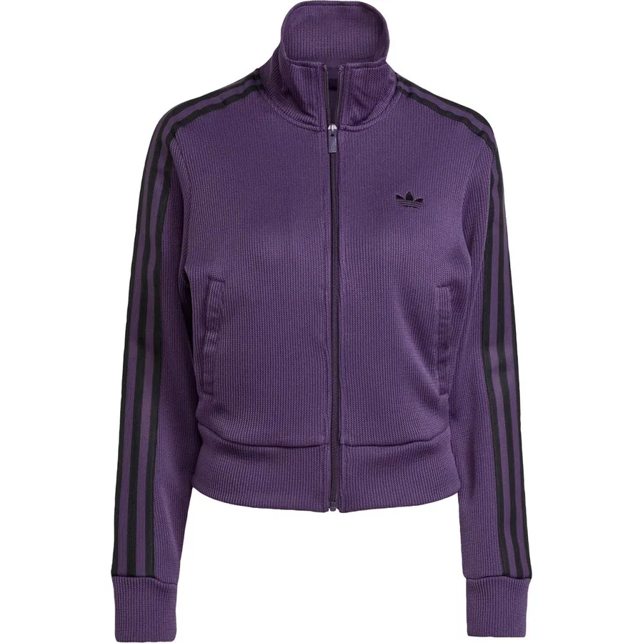 Женский спортивный топ с длинным рукавом Firebird Adicolor Knit Track Top adidas, Aurora — фото 3
