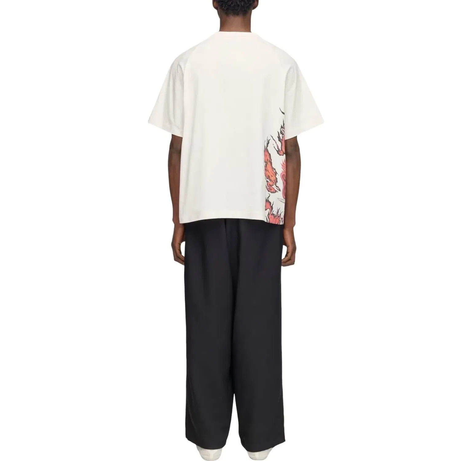 Мужская футболка с графическим принтом Adidas x Y-3 Graphic T-shirt, белый — фото 3