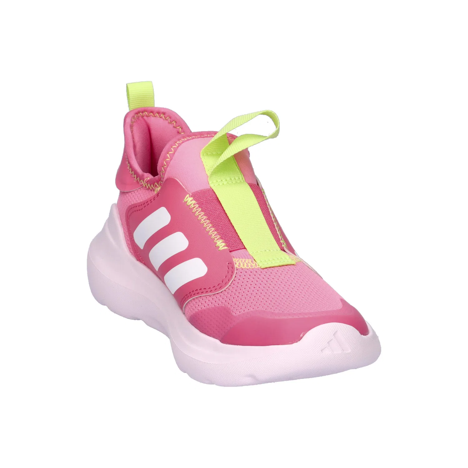 Детские кроссовки с безшнуровкой TENSAUR COMFORT AC C adidas, Rosa Weiss Magentapink — фото 2