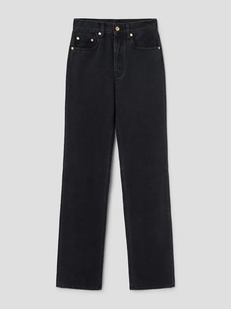 Джинсы прямого кроя, модель Le De-Nîmes Droit JACQUEMUS, Black
