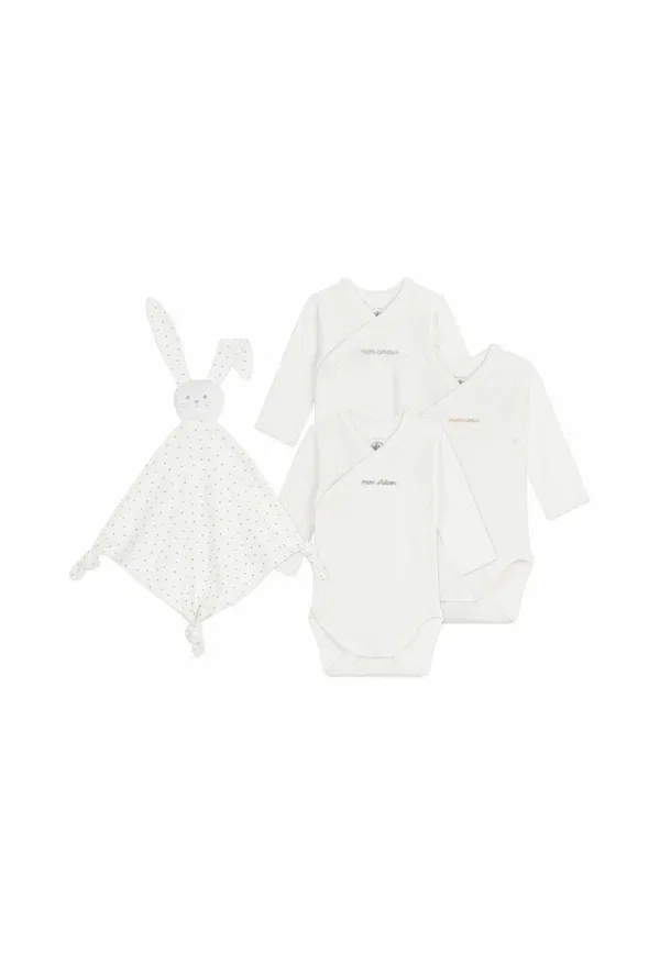 Боди из 100% хлопка Newborn 3 pack unisex, Petit Bateau, multi-coloured, мультиколор