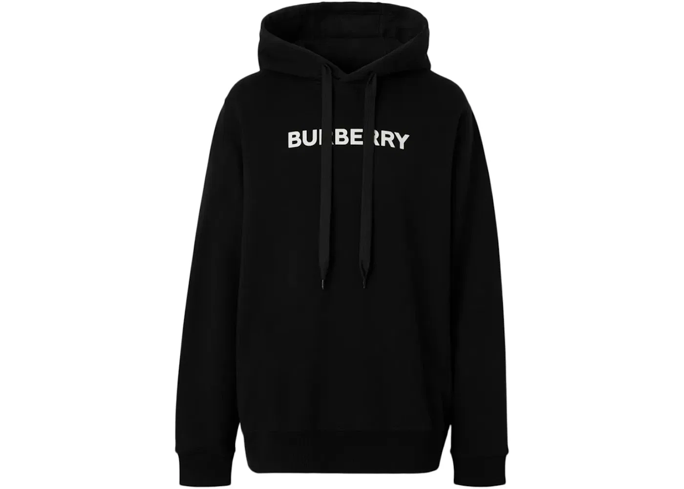 Мужской худи с принтом Hoodie Burberry, Black/White