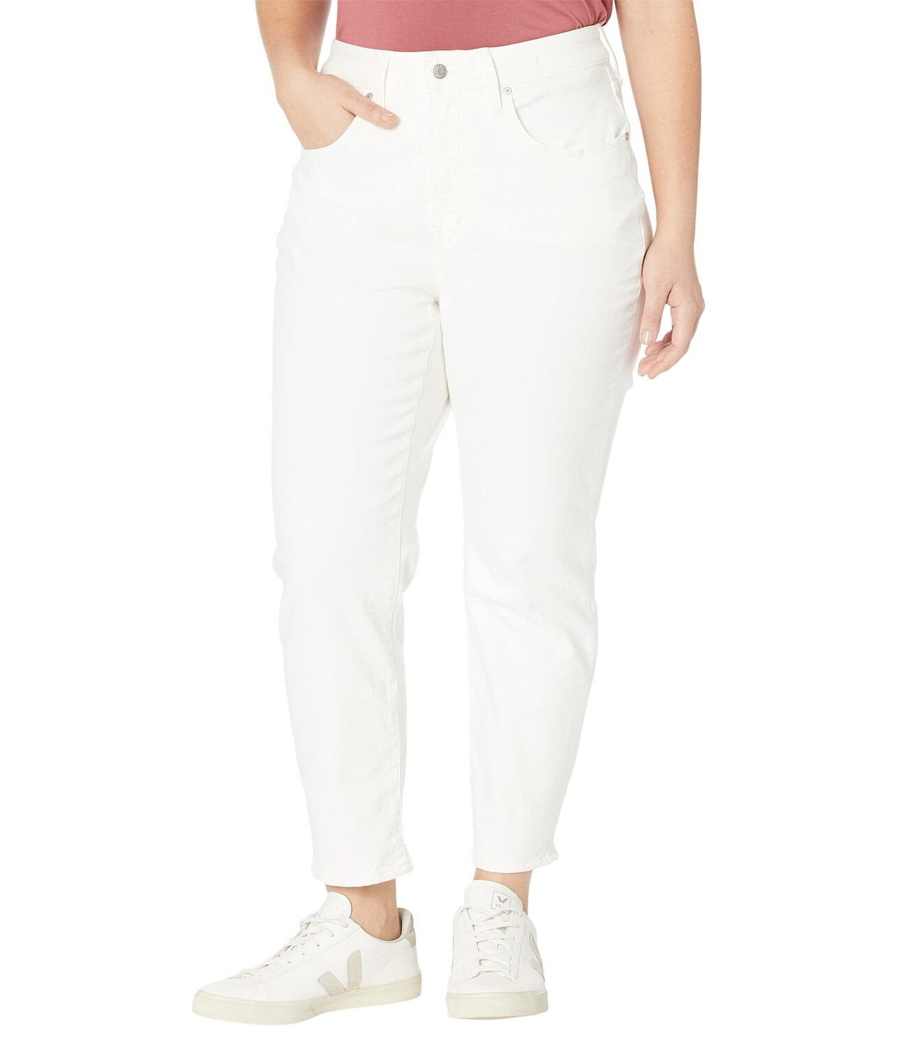 

Джинсы Madewell, The Plus Curvy Perfect Vintage Jean in Tile White