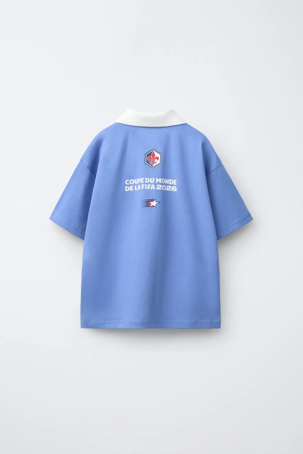 Футболка-поло сборной Франции на Чемпионате мира по футболу FIFA 2026 ZARA, Blue — фото 2