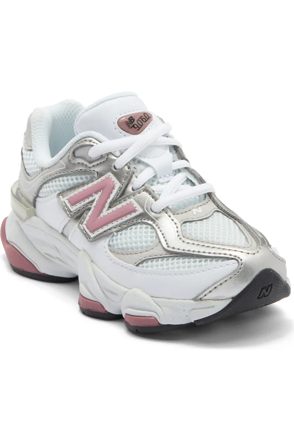 Детские кроссовки на шнуровке 9060 New Balance, Nb 103 White/Rosewood