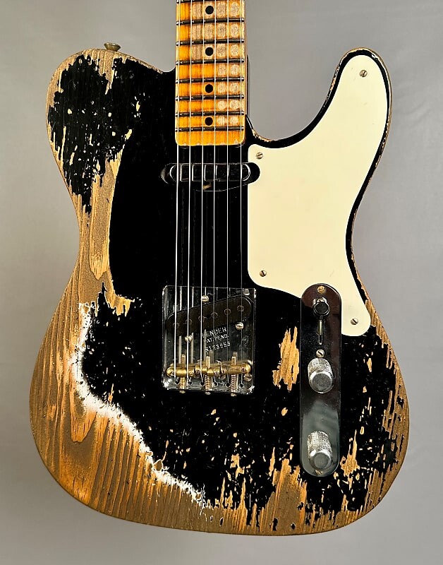 

Fender Custom Shop Limited Edition Double Esquire (Telecaster) Super Heavy Relic Aged Black