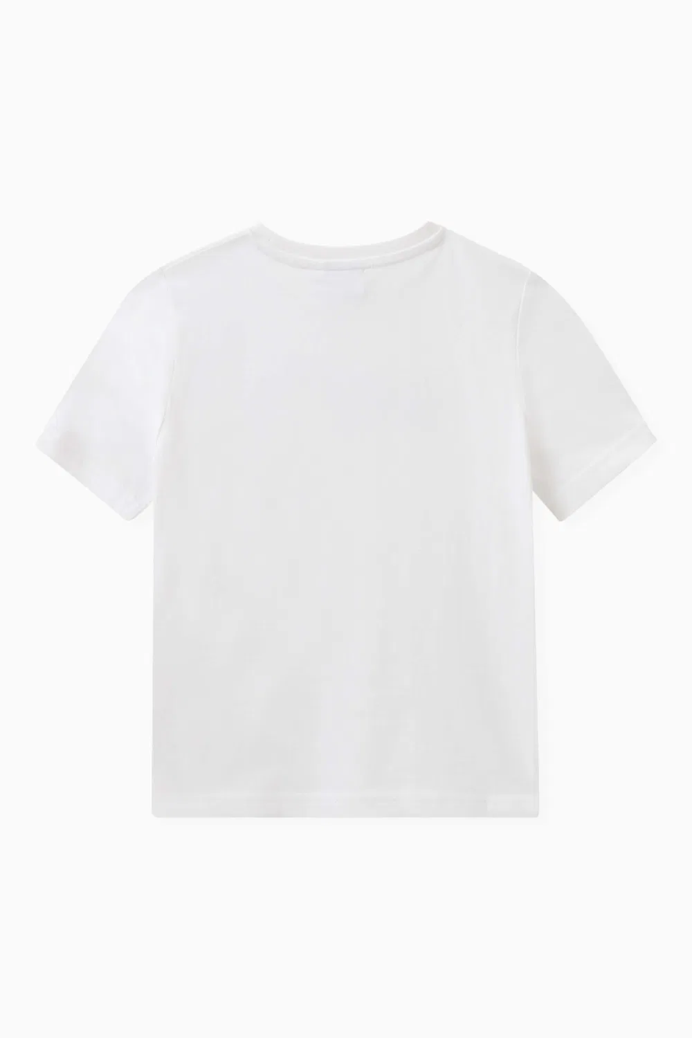 Футболка хлопковая с принтом-логотипом BOSS Kidswear, белый — фото 3