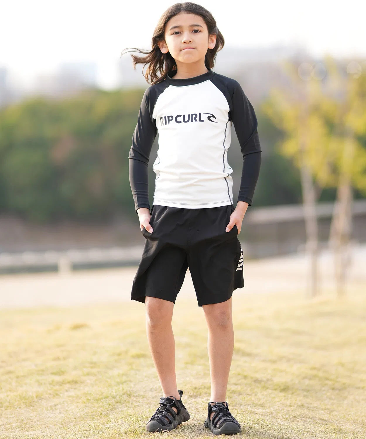 Детские плавки с логотипом RIP CURL, Эмеральд Блю — фото 4