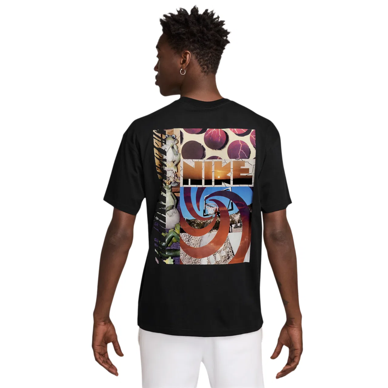 Футболка мужская NSW M90 Open Nike, цвет Black/Multi — фото 2