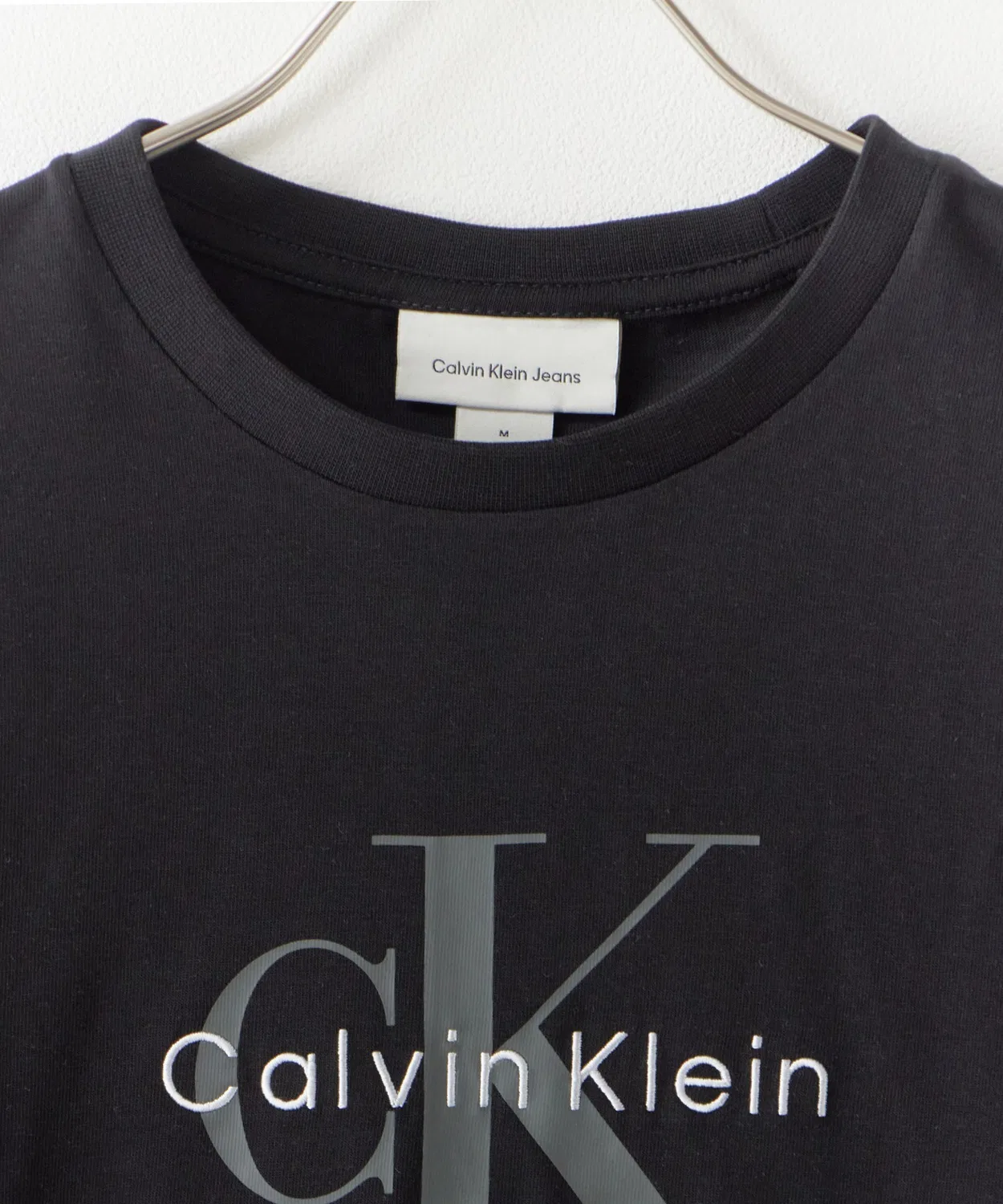 Мужская футболка с принтом Monogram Calvin Klein, Белый — фото 2