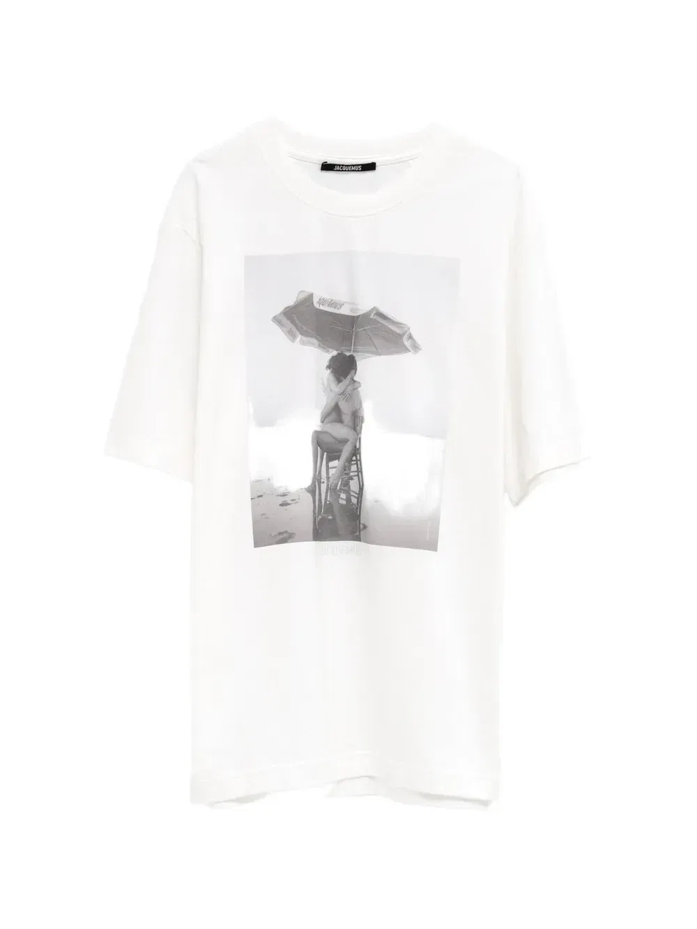 Футболка с графическим принтом Jacquemus, белый