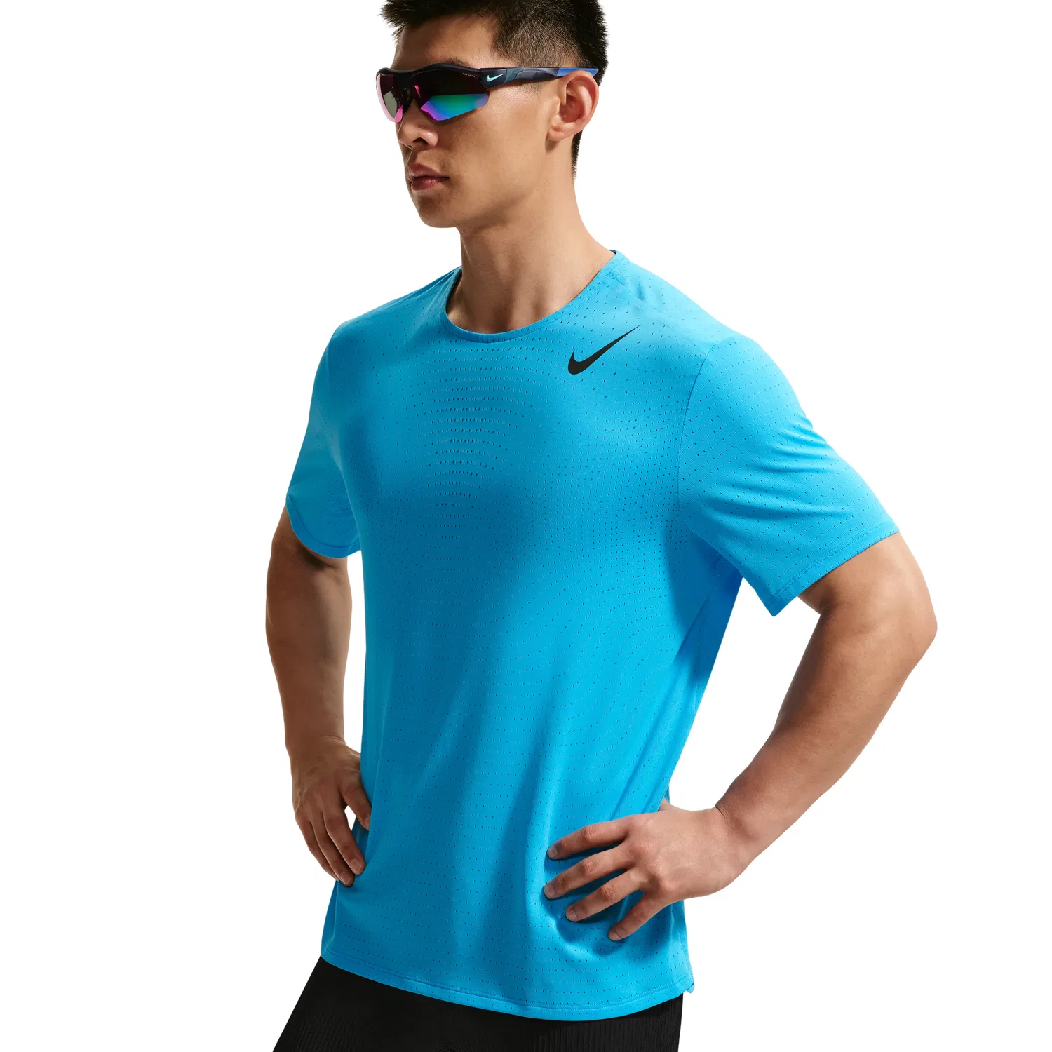 Мужская футболка Nike Aeroswift Dri-FIT ADV, синий — фото 2