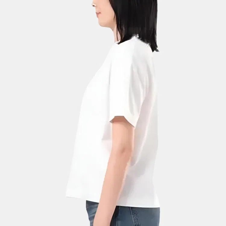 Футболка с круглым вырезом, модель BLUETAB, Levis, White — фото 4