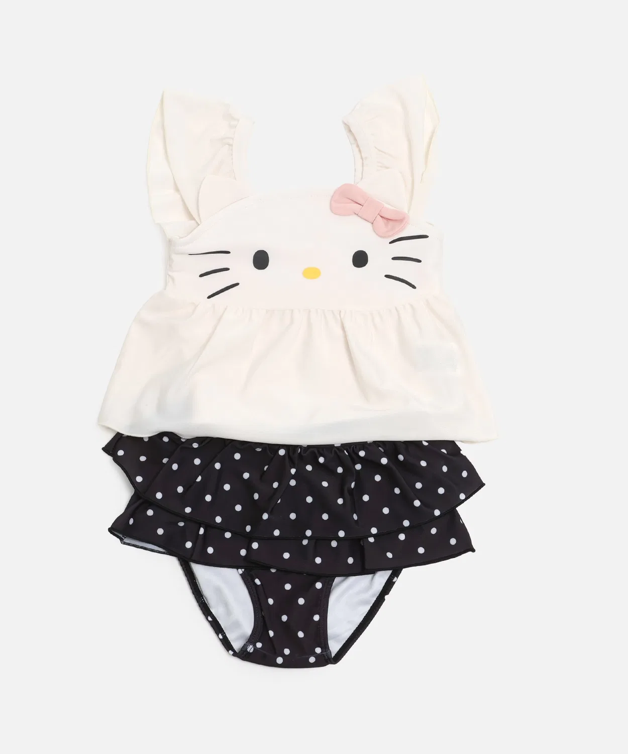 Детский раздельный купальник с принтом и рюшами Sanrio, Smoke Pink — фото 2