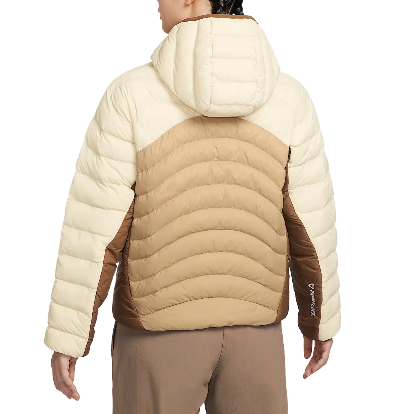 Nike Куртки ACG Puffer женские Light Khaki/Light Khaki/Apricot Tea Brown/Mountain White — фото 3