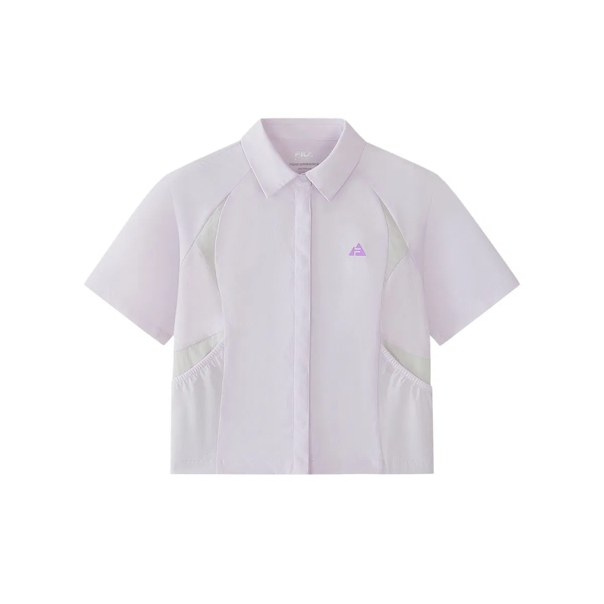 Детская повседневная рубашка FILA KIDS с отложным воротником, глянцевый розовый