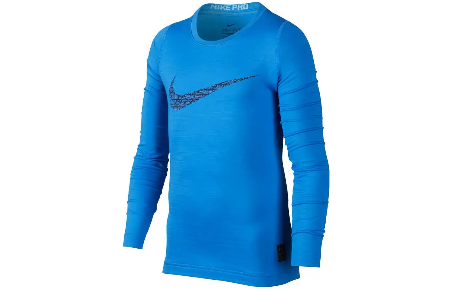 Nike Футболка с принтом светлая голубая детская