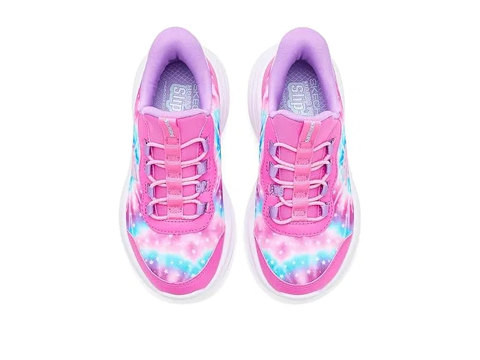 Кроссовки с технологией Hands Free Slip-Ins Bounder Pro SKECHERS KIDS, Lavendar — фото 3