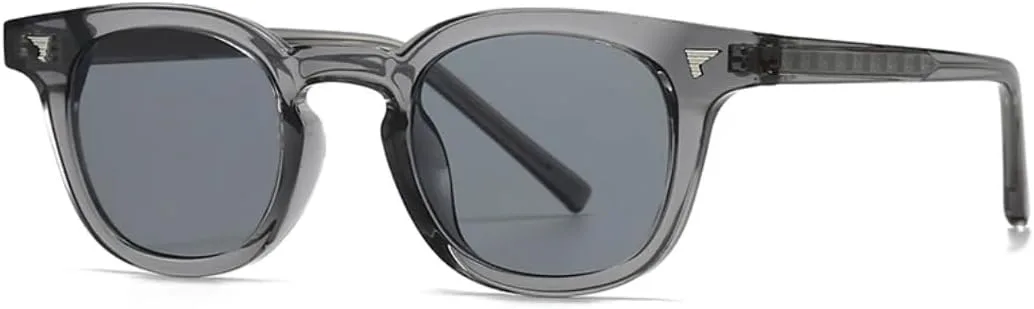 

Солнцезащитные очки UV400 для мужчин и женщин - компактная легкая оправа и цветные линзы - для занятий спортом на открытом воздухе и вождения DSVIGF, Gray