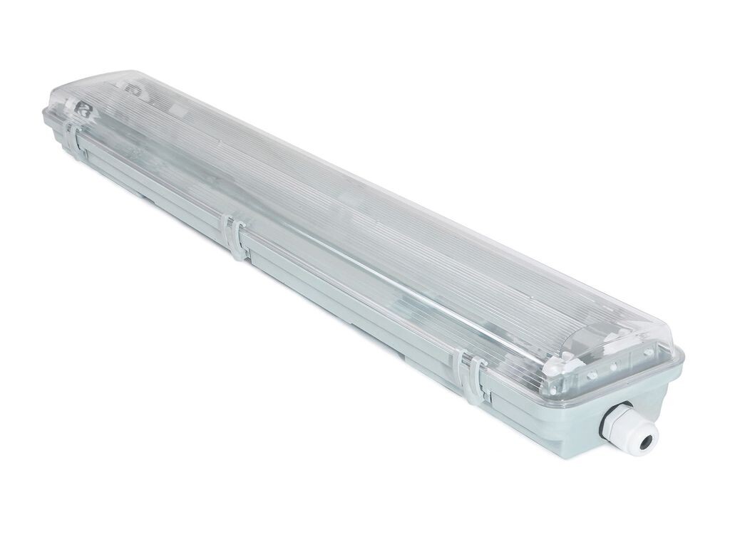 

Люминесцентные лампы KOLORENO LED T8, серые - 2х60см, 107х650х61мм, серый