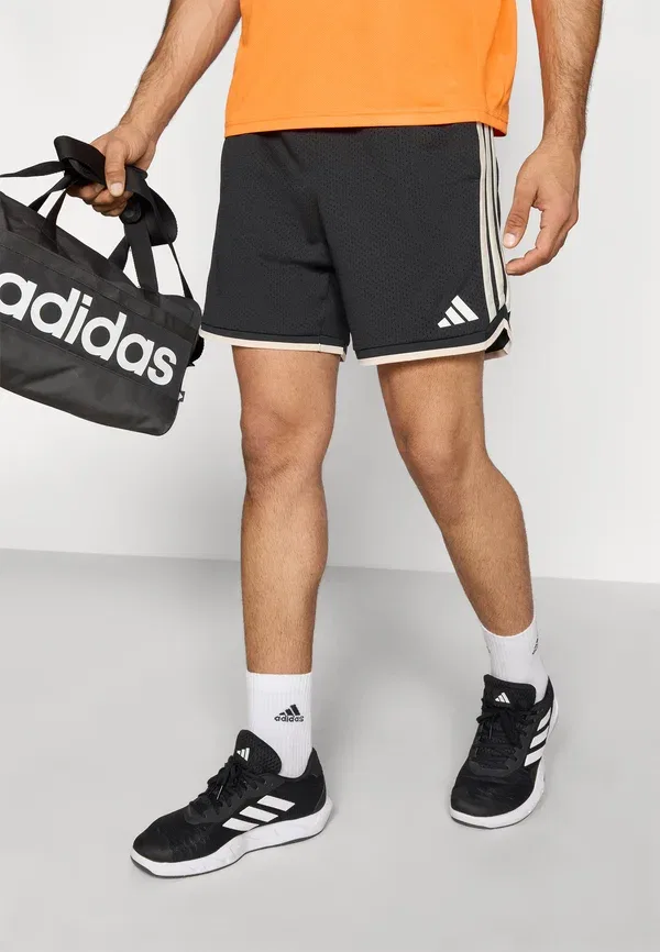 Шорты сетчатые Stadium Adidas Sportswear, черный/серо-белый — фото 4
