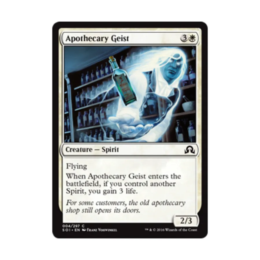 

CCG Аптекарь-призрак (клавиша C), MTG - Shadows Over Innistrad