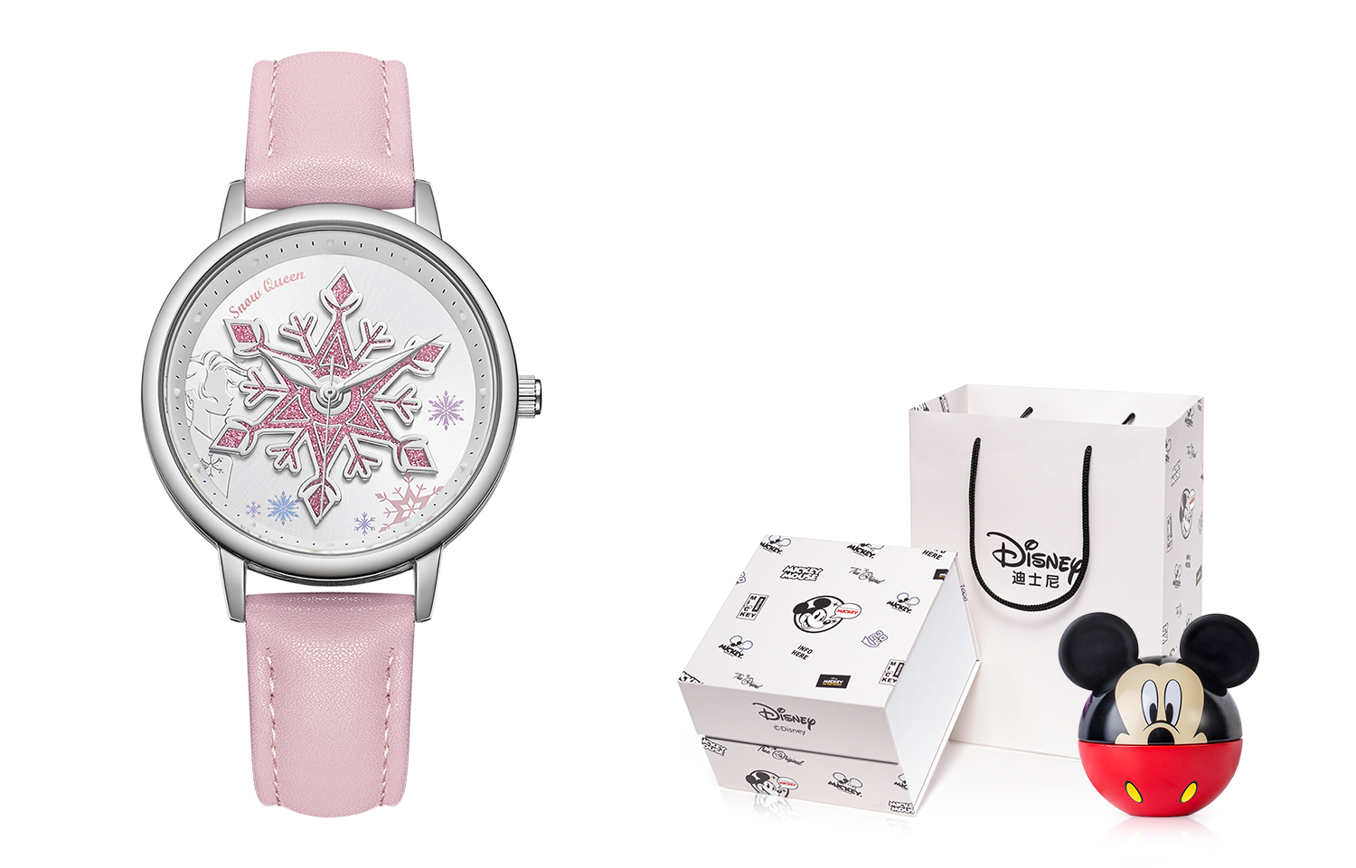 

Disney Часы Frozen Series Quartz Movement Leather Watch Bands Watch Women's Watch White Dial