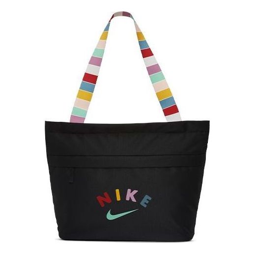 

Сумка tanjun tote 'black red green' Nike, черный