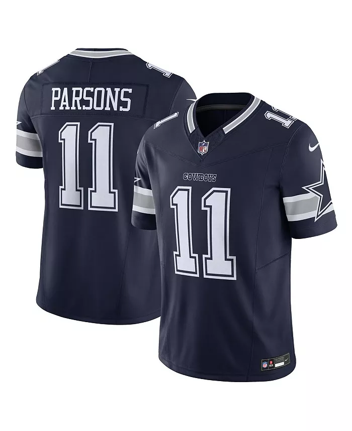 

Мужская лимитированная джерси Dallas Cowboys Vapor F.U.S.E. Майка Парсонса Nike, синий