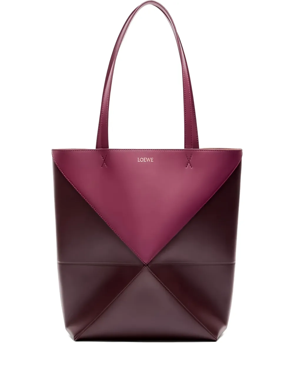 

Двухцветная сумка-тоут Puzzle Fold LOEWE, фиолетовый