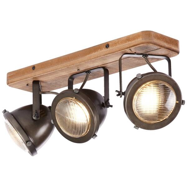 

Потолочный светильник LIGHTBOX 311813514 2315154 1 цвет burned steel/holz