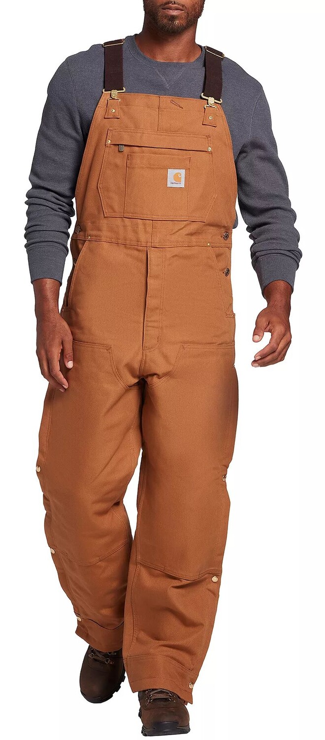 

Мужской комбинезон свободного кроя Carhartt с утеплителем и нагрудником свободного покроя