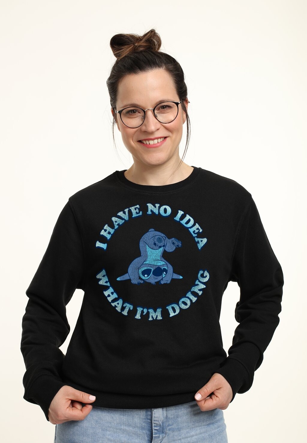 

Толстовка LILO STITCH NO IDEA Disney, черный