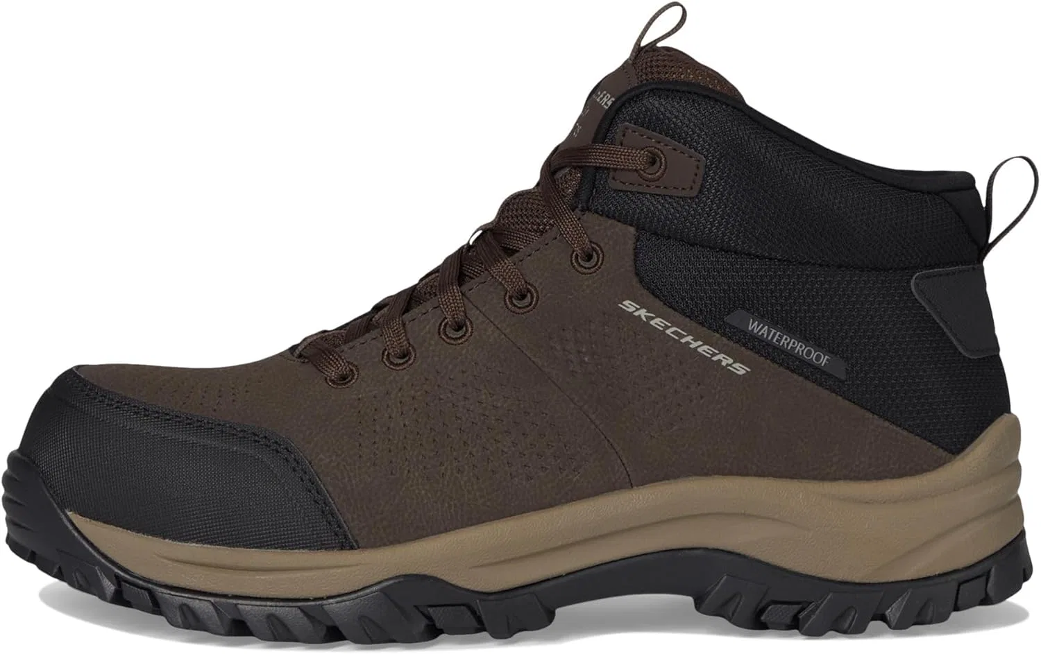 Мужские кроссовки Skechers Relment - Erett Comp Toebau, Brown — фото 4