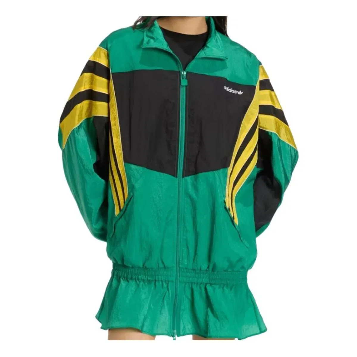 Куртка Adidas Santiago Woven Track Top, зеленый