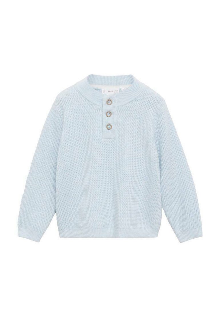 

Свитер Mango Kids, светло-голубой