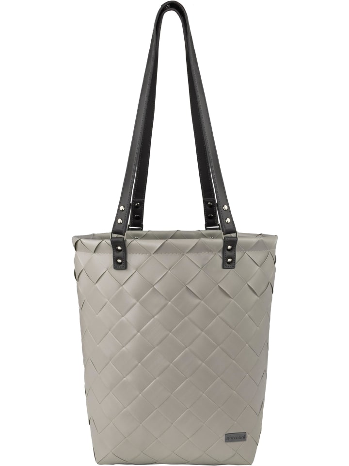 

Шоппер normani Tote Bag Flechtkorb 12 Liter Temara, серо-коричневый
