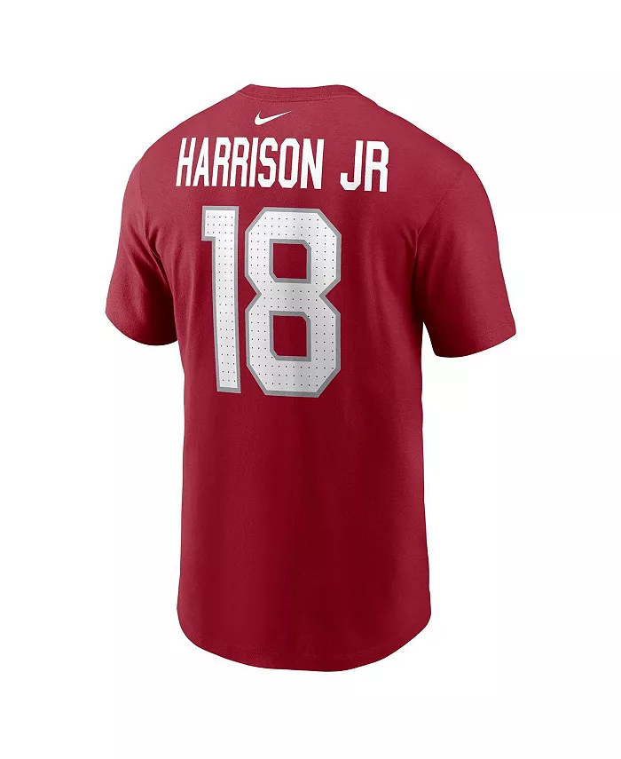 Мужская футболка Marvin Harrison Jr. с номером и названием команды Arizona Cardinals Nike — фото 3