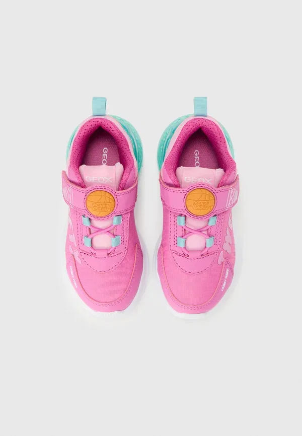 Кроссовки Geox Light up warner bros looney tunes activart illuminus trainers, фуксия/морская волна — фото 4