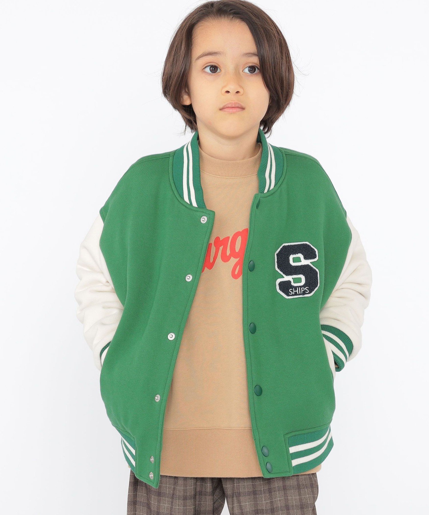 Детская куртка SHIPS: 100–130 см / Stadium Jacket SHIPS KIDS, Green