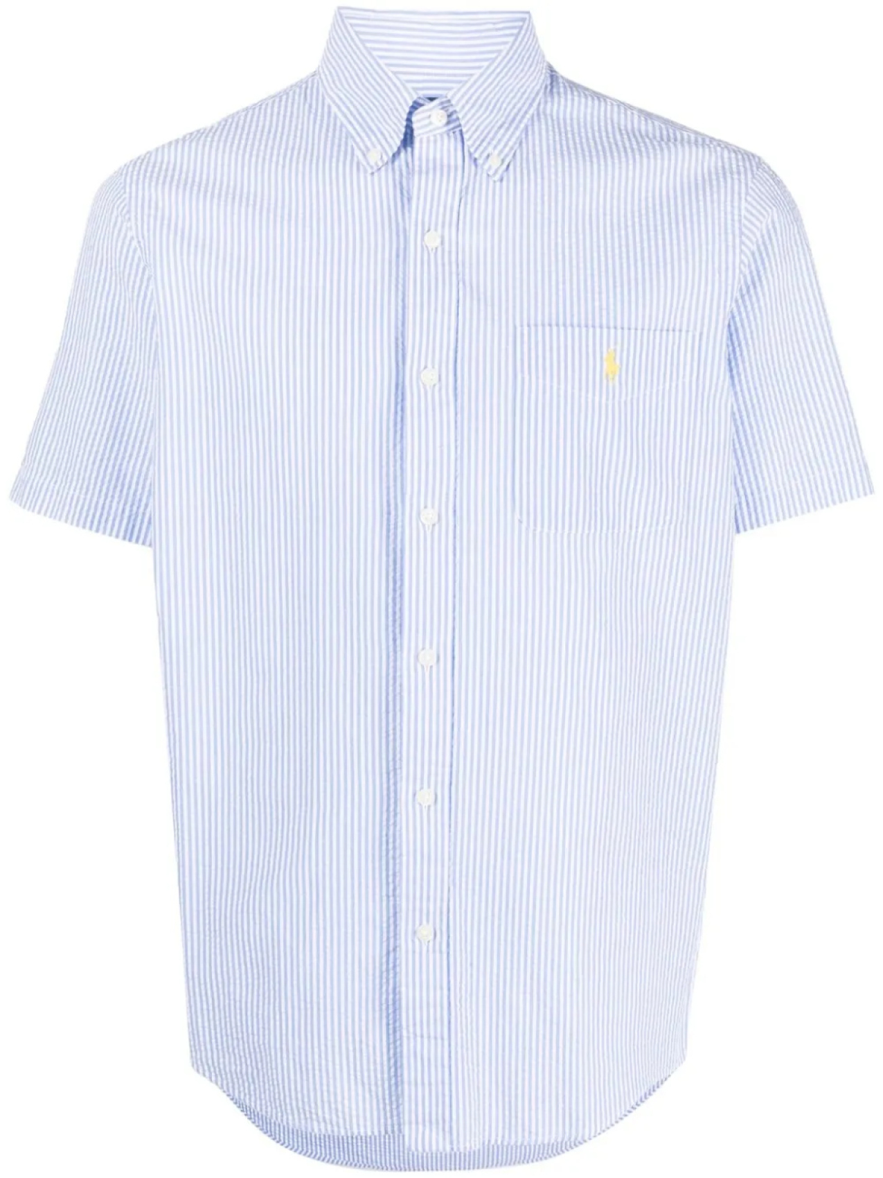 

Рубашка с вышитым логотипом Polo Ralph Lauren, синий