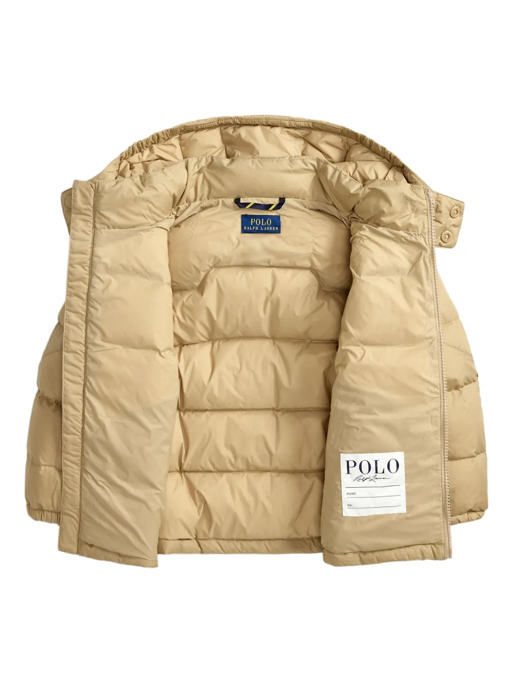 Куртка-пуховик с капюшоном POLO RALPH LAUREN KIDS, нейтральный — фото 2