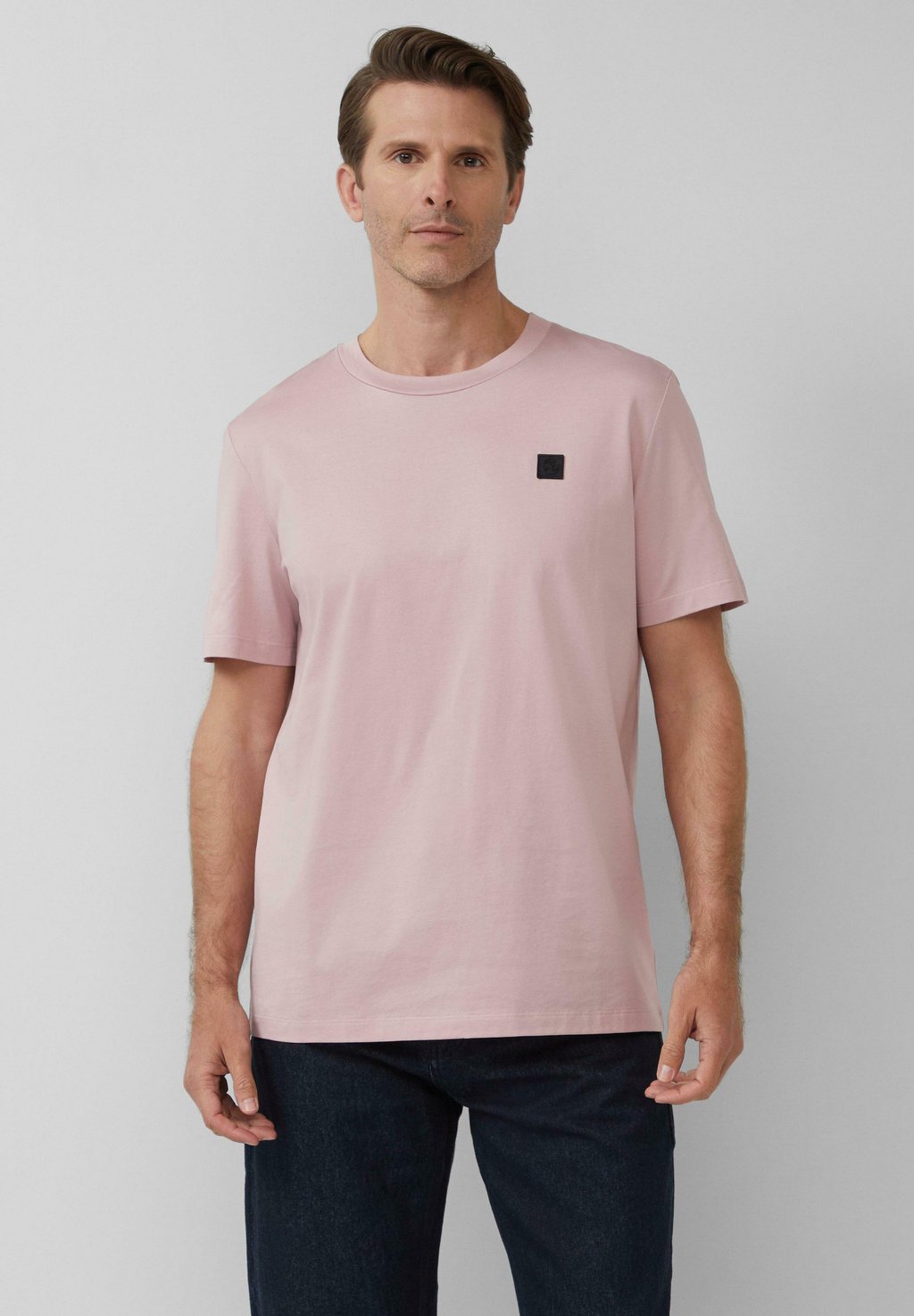 

Базовая футболка MIT LABEL-PATCH s.Oliver BLACK LABEL, светло-розовый