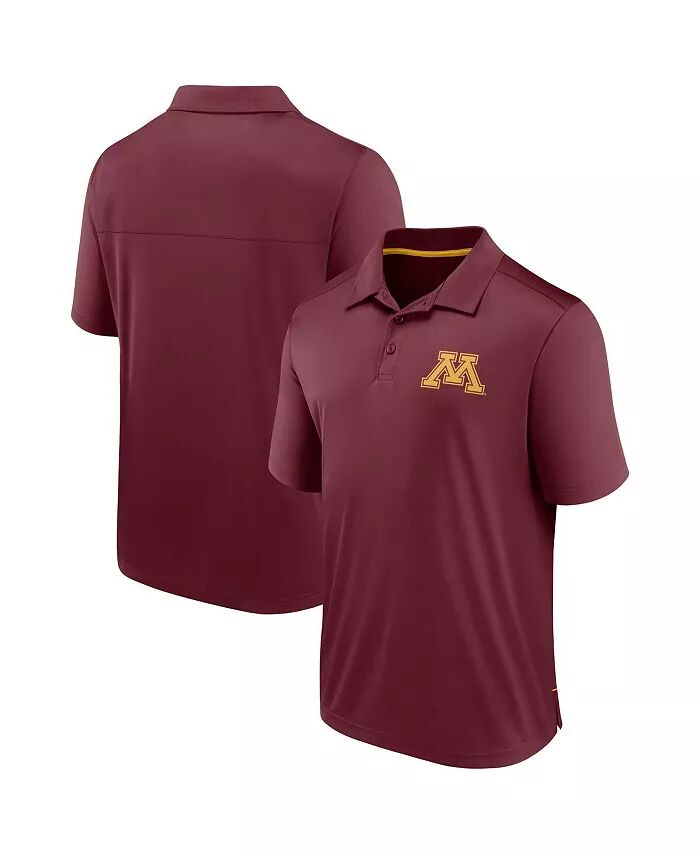 

Мужская темно-бордовая рубашка-поло команды Minnesota Golden Gophers Fanatics