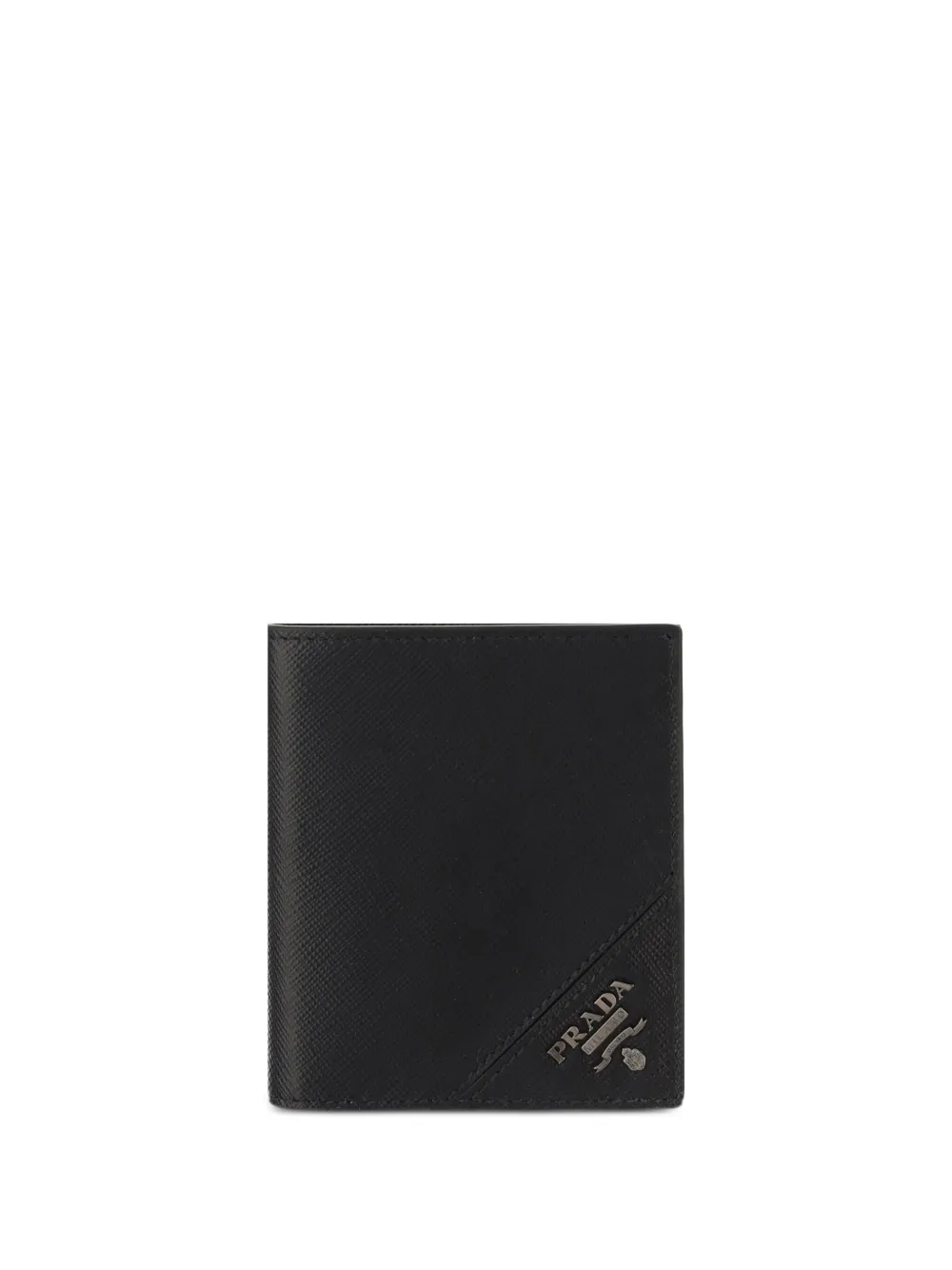 

Кошелек из кожи Saffiano Prada, черный