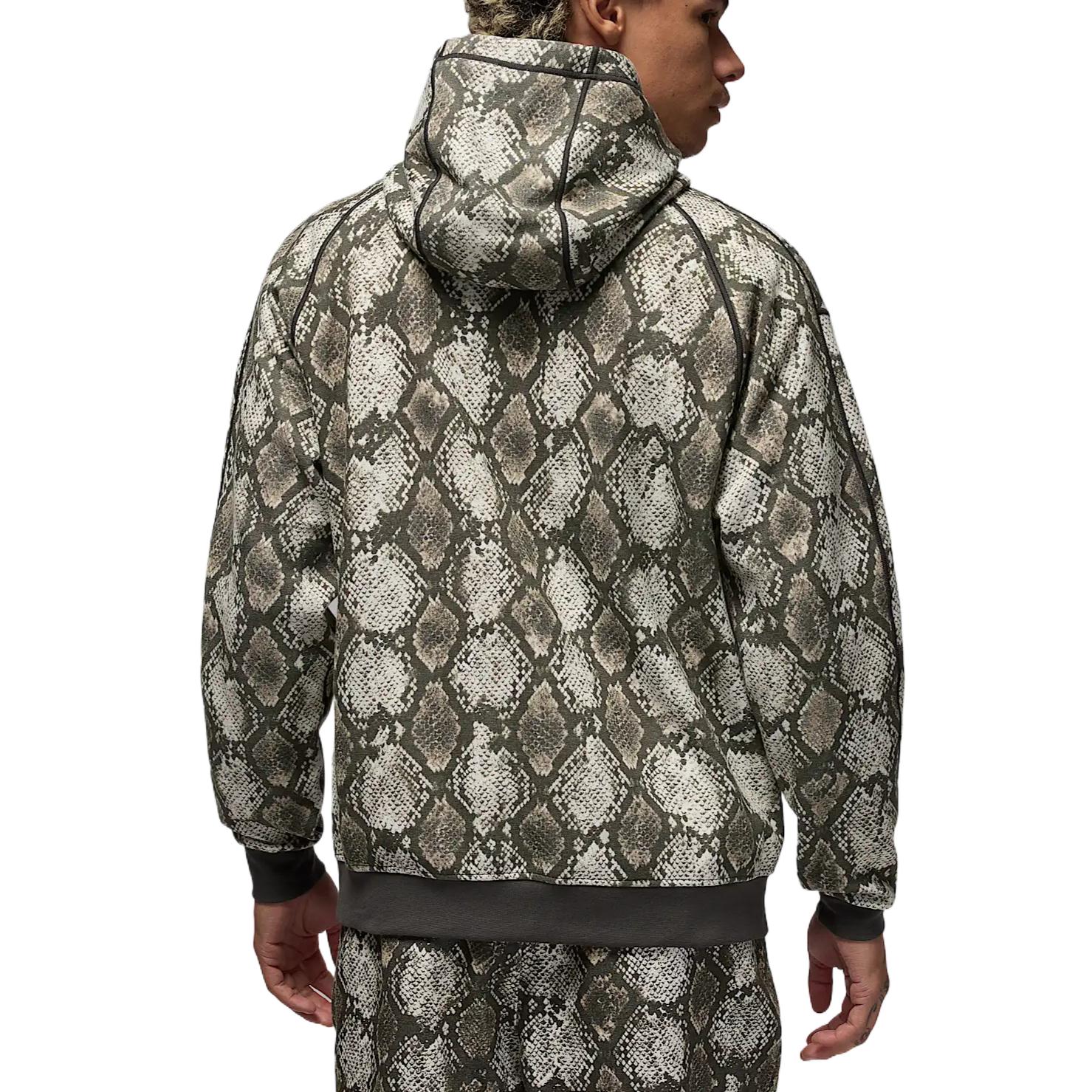 Спортивная худи с капюшоном мужская Dri FIT с принтом Jordan, Print — фото 3