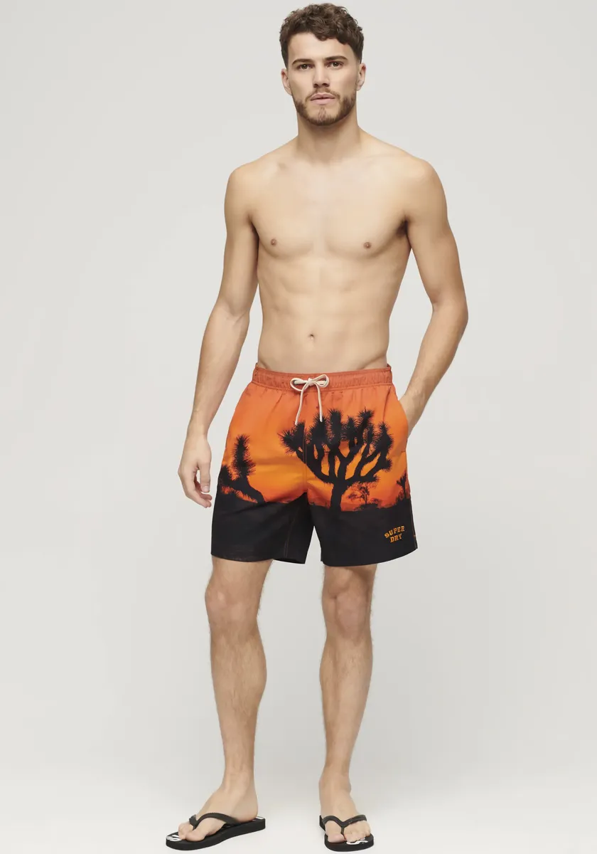 

Шорты для плавания Superdry "SD-PHOTOGRAPHIC 17" SWIM SHORT", цвет Sunset Orange