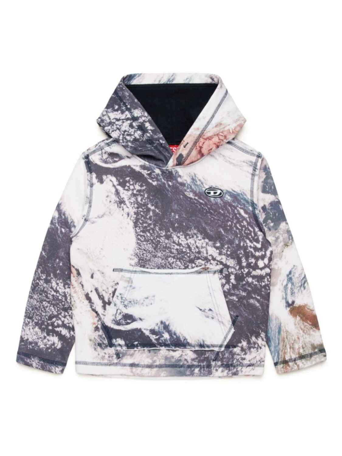 

Diesel Kids худи Spayhoodl1, серый